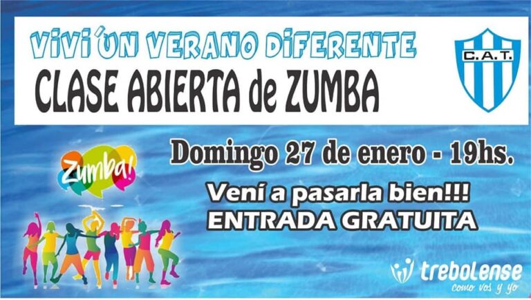 27 DE ENERO – Clase abierta de zumba