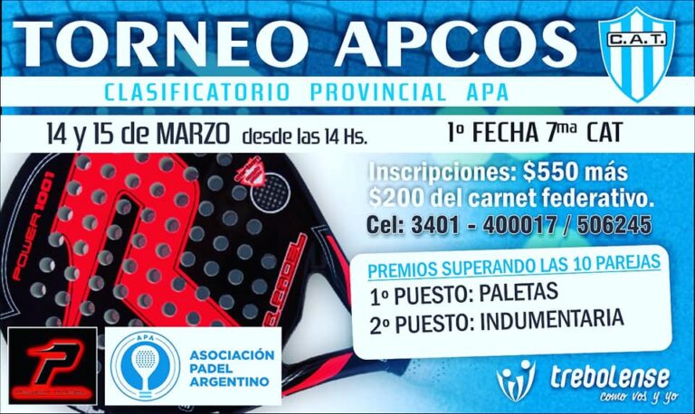 Se viene el Paddle a Trebolense