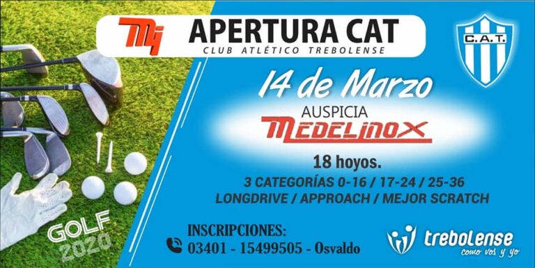 Ya se palpita el Apertura de Golf del «Cele»