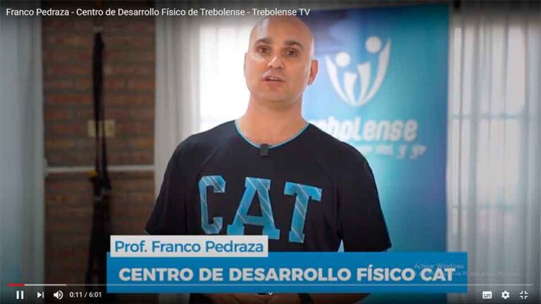 Hoy en Trebolense TV Franco Pedraza te enseña rutinas de fuerza