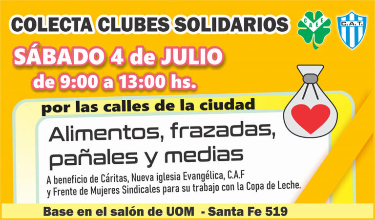 Volvemos con otra movida solidaria