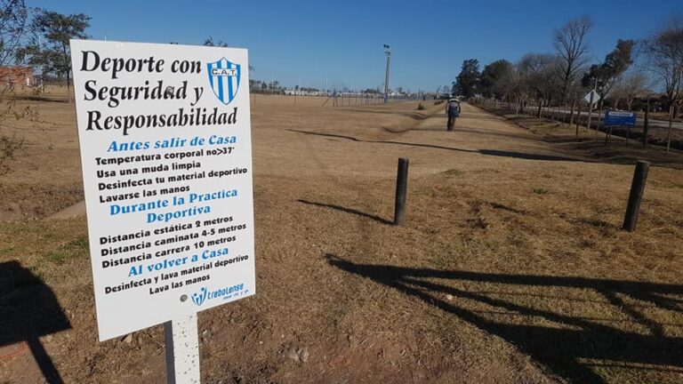 Trebolense y su gran paseo aeróbico para salidas recreativas