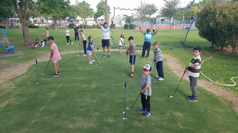 El gran momento de nuestra escuela de golf!
