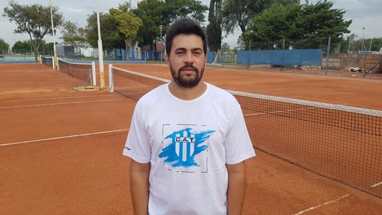 Gonzalo Palena es el nuevo entrenador de la escuela de Tenis