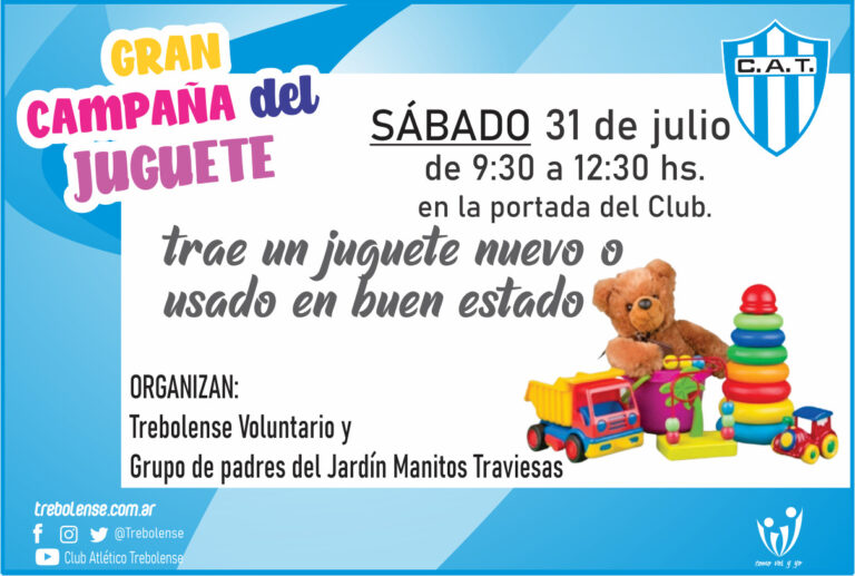 CAMPAÑA DEL JUGUETE – Doná uno para un niño!!