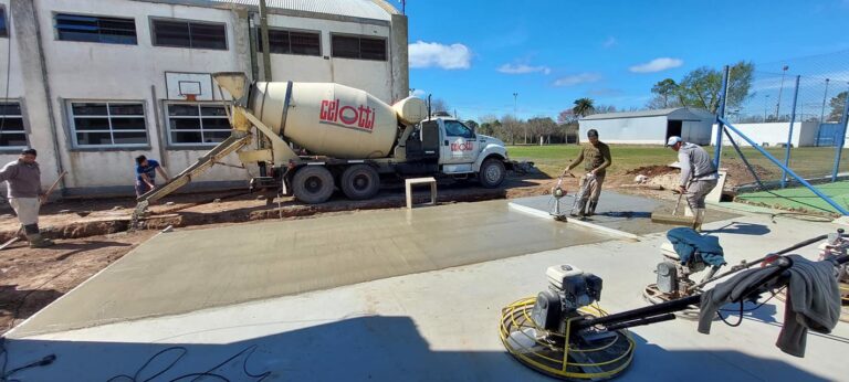 Múltiples inversiones y obras en el campo de deportes de Trebolense
