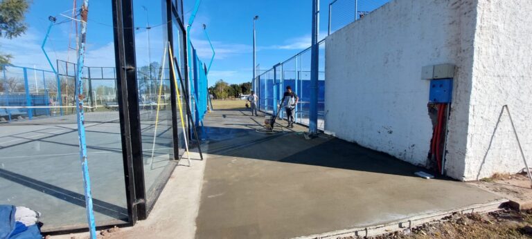 Nuevas obras en el complejo de padel