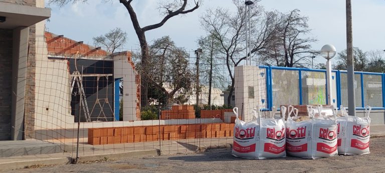 TRAS LA TORMENTA DE ENERO – Ya reconstruyen el CEF en Trebolense