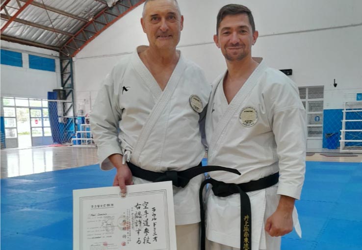 INSPIRADOR E INAGOTABLE – Raúl Dominio es cinturón negro tercer dan