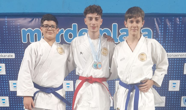 Brillante perfomance de karatecas del «Cele» en Mar del Plata
