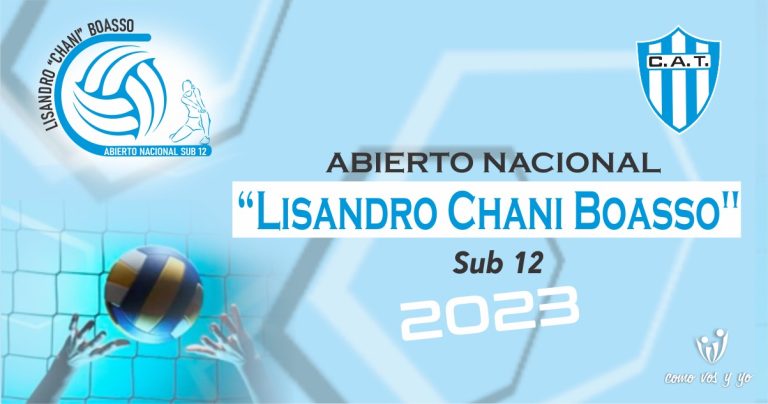 VOLEY – Se viene el abierto nacional Lisandro “Chani” Boasso