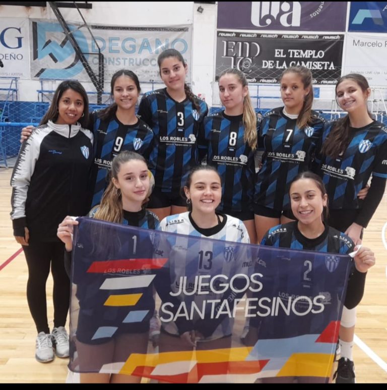 JUEGOS SANTAFESINOS – Trebolense pasó en las dos categorías con el voley