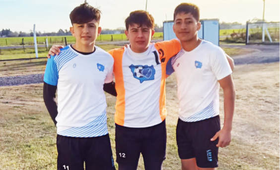 Jugadores del «Cele» en el Interligas Sub 15