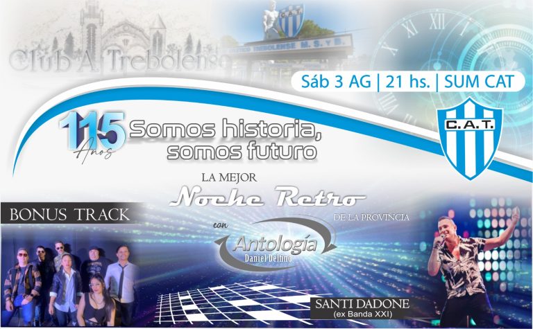 Trebolense con una gran propuesta para festejar sus 115 años de vida