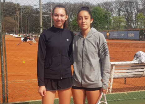 Tenistas de Trebolense en el Nacional de tenis del Jockey Club
