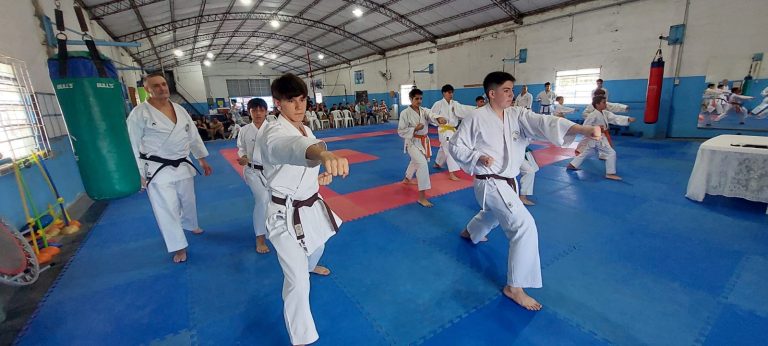 El karate do rindió sus exámenes del INOUE HA
