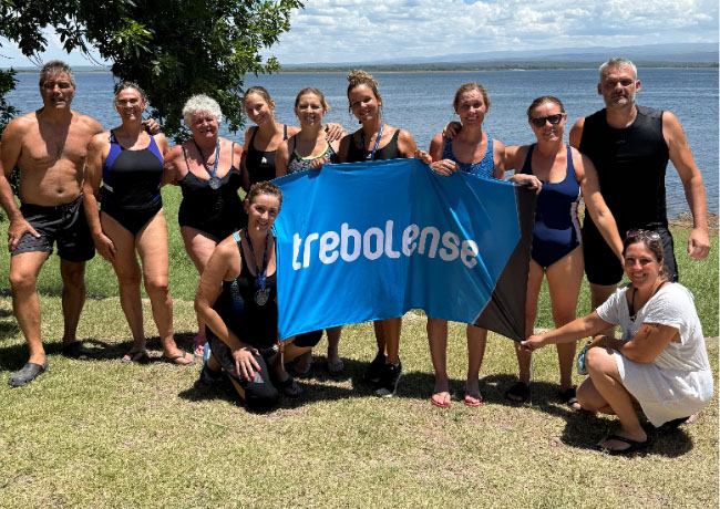 AGUAS ABIERTAS – Trebolense vuelve a decir presente en el Cruce del Lago de Villa Rumipal