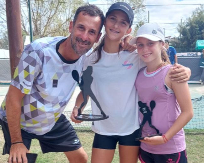 Trebolense con campeona nacional de tenis