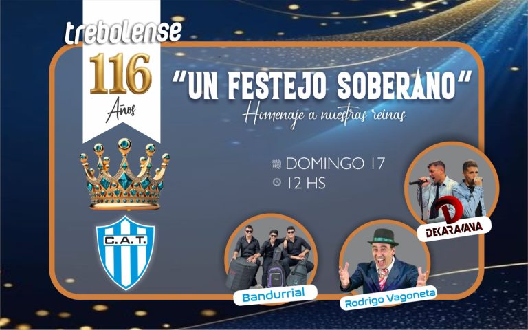 «Un Festejo Soberano» Agota Localidades: Masiva Venta de Tarjetas para el Almuerzo de los 116 Años de Trebolense