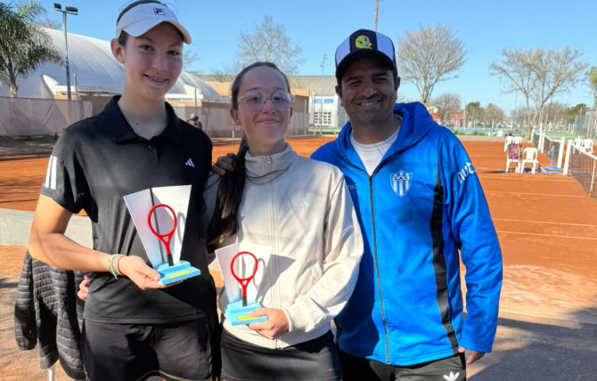 El tenis de Trebolense con podios nacionales